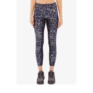 Koral Activewear Drive High Rise Blue Cheetara Legging